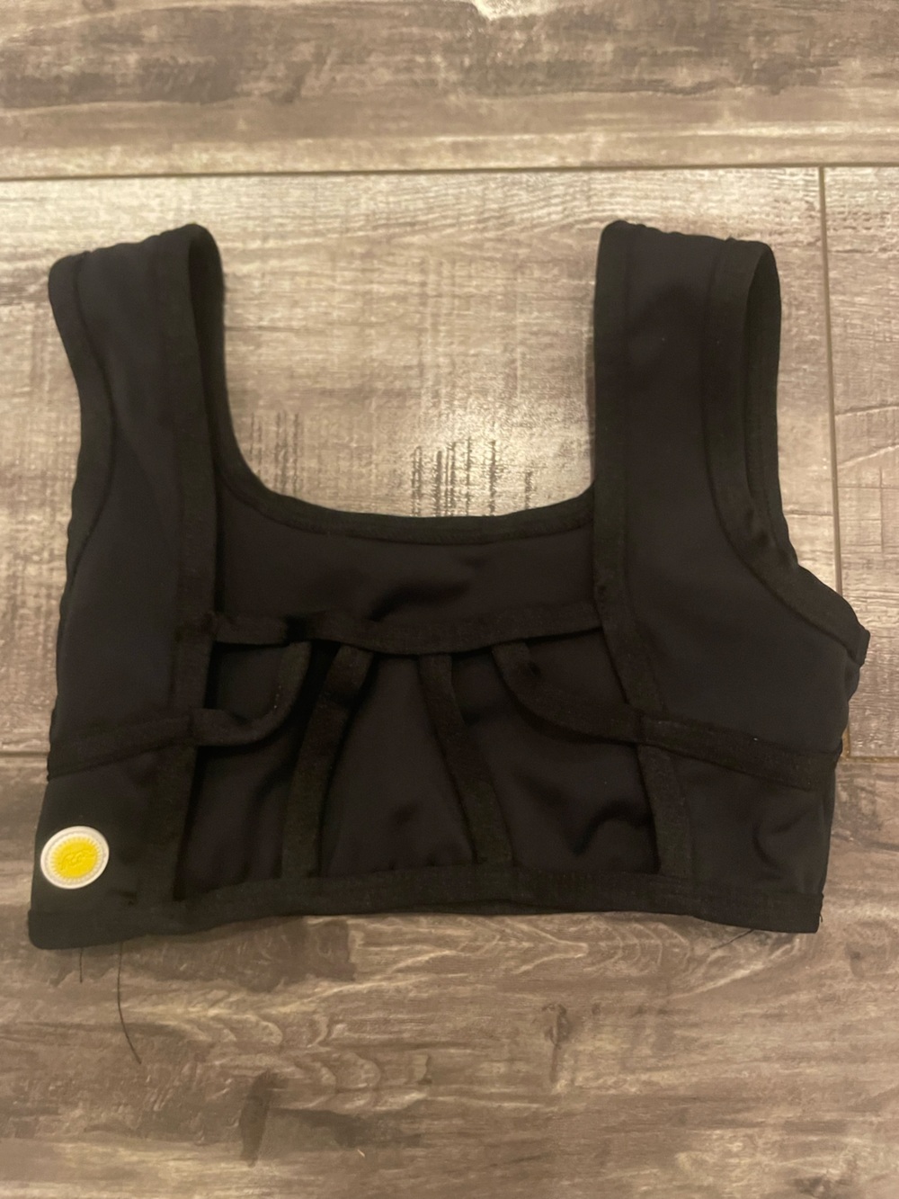 Tiger Friday Black - Scoop Neck dance top - Picture 4 of 6